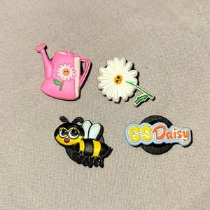 Girl scout daisy croc charms, 4 charms, Never used